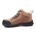 Advanced technology suede leather oilfield safety shoes